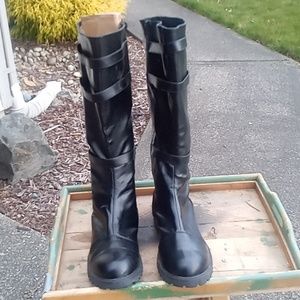 Men's knee high boots